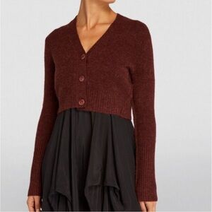 Allsaints Wick Crop Cardigan Sz S